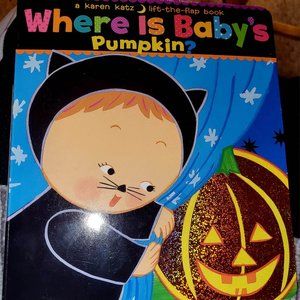 "Where Is Baby's Pumpkin?" (Lift-the-Flap) & (Children's Halloween Board-Book).